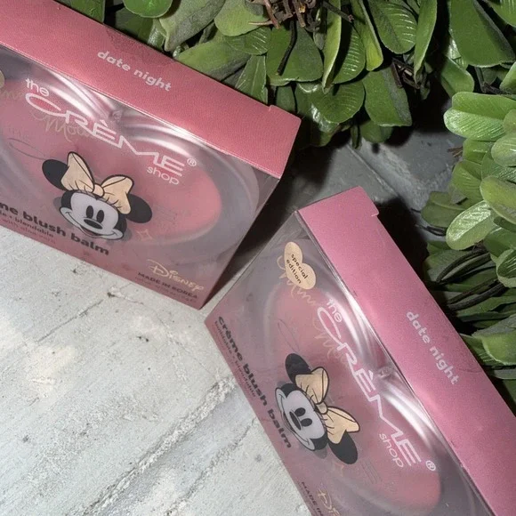 The Crème Shop x Disney Minnie Cream Blush Balm — "Date Night" NIB Lot Of 2 - Picture 2 of 3